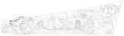 人文歷史浮雕雕塑原創手繪設計稿